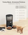 Katalic Double Cat Feeder - 20 Portion, 4 Meals