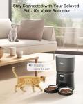 Katalic Double Cat Feeder - 20 Portion, 4 Meals