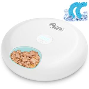 6-Meal Automatic Cat Feeder with Ice Packs