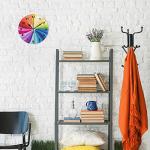 Rainbow Wall Clocks for Bedroom and Kitchen Decor