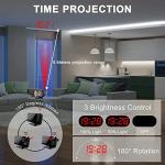 Hanaix Projection Alarm Clock with USB Charger Port