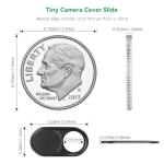 CloudValley Webcam Cover Slide - Ultra-Thin Metal [2-Pack]