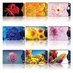 12 RFID Blocking Sleeves: Flowers Design for Cards & Passport
