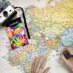 12 RFID Blocking Sleeves: Flowers Design for Cards & Passport