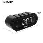 SHARP Digital Alarm Clock - AccuSet Auto Smart Technology
