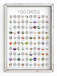 Romantic Date Ideas Poster - Perfect Gift for Her!