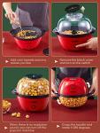 2-in-1 Popcorn Maker & Grill Machine: Movie Night Essential