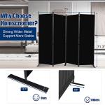 6FT Portable Room Divider for Dorm Studio Office