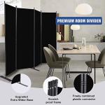 6FT Portable Room Divider for Dorm Studio Office
