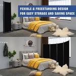 6FT Portable Room Divider for Dorm Studio Office