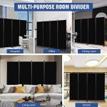 6FT Portable Room Divider for Dorm Studio Office