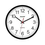 10" SHARP Wall Clock - Silent Non Ticking