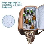 Picnic Backpack for 2 with Insulated Cooler & Wine Holder