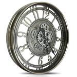 Industrial Steampunk Wall Clock for Living Room Decor