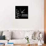 Geeky Days Late Anyway Square Wall Clock Funny