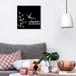 Geeky Days Late Anyway Square Wall Clock Funny