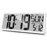 Digital Alarm Clock with Large Display and Temperature