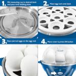 Ultimate Egg Cooker: 7 Varieties, Auto Shut-Off, BPA-Free
