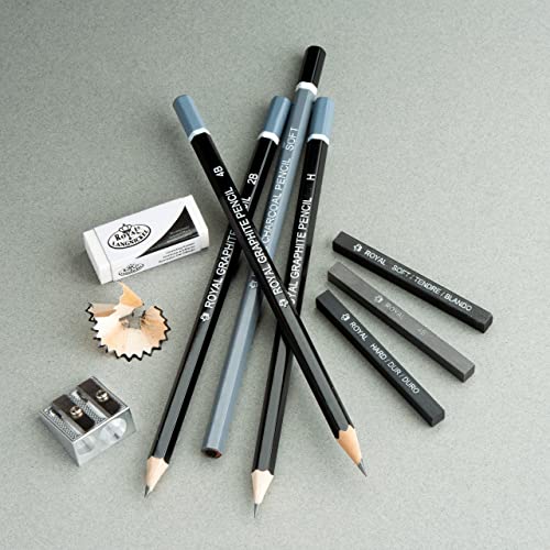Professional 12 Piece Graphite Pencil Set for Drawing