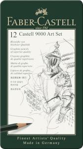 Faber-Castell CASTELL 9000 Pencil Set (12 pcs)