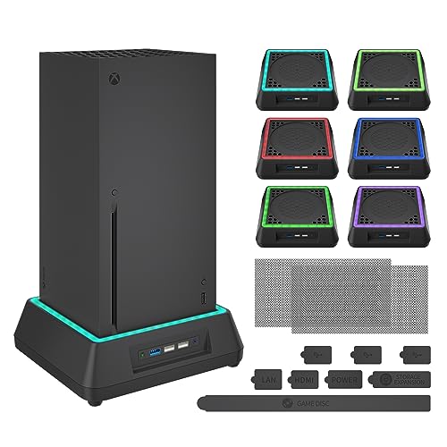 Xbox Series X Cooling Stand with Fan & LEDs