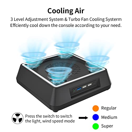 Xbox Series X Cooling Stand with Fan & LEDs