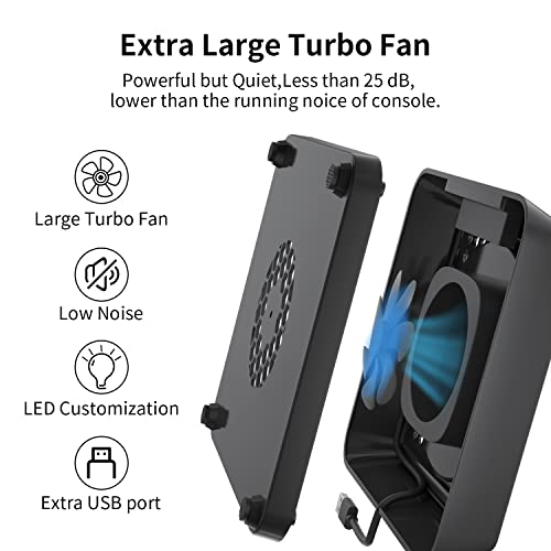 Xbox Series X Cooling Stand with Fan & LEDs
