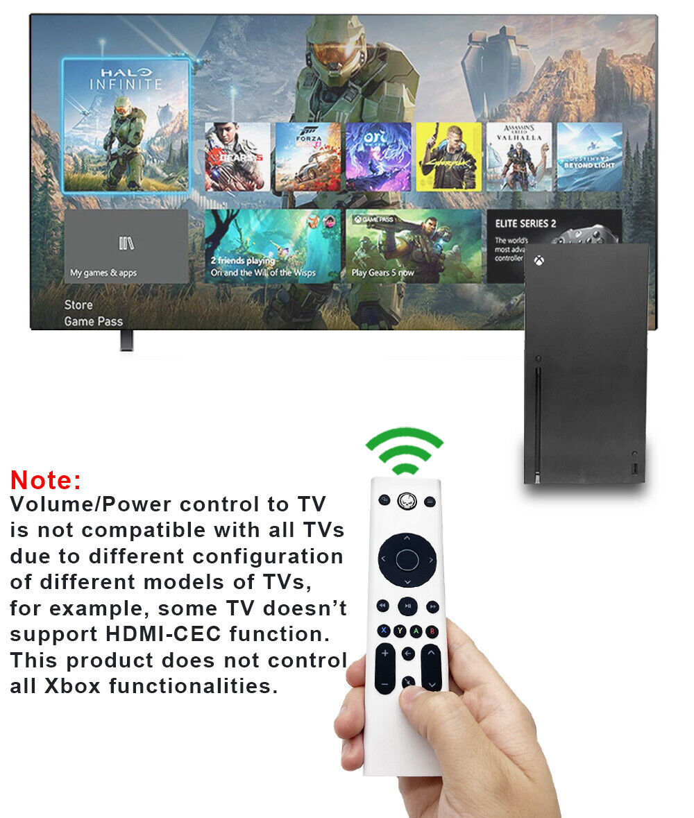 Xbox Media Remote - White/Blue