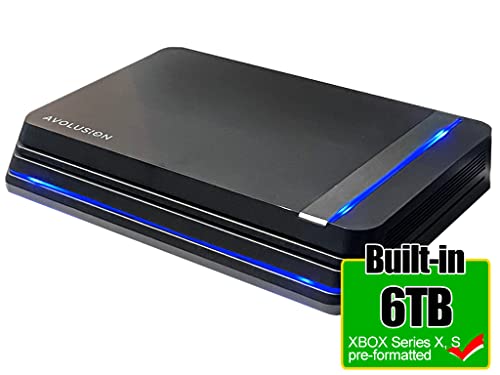 6TB External Gaming Hard Drive for Xbox Series X