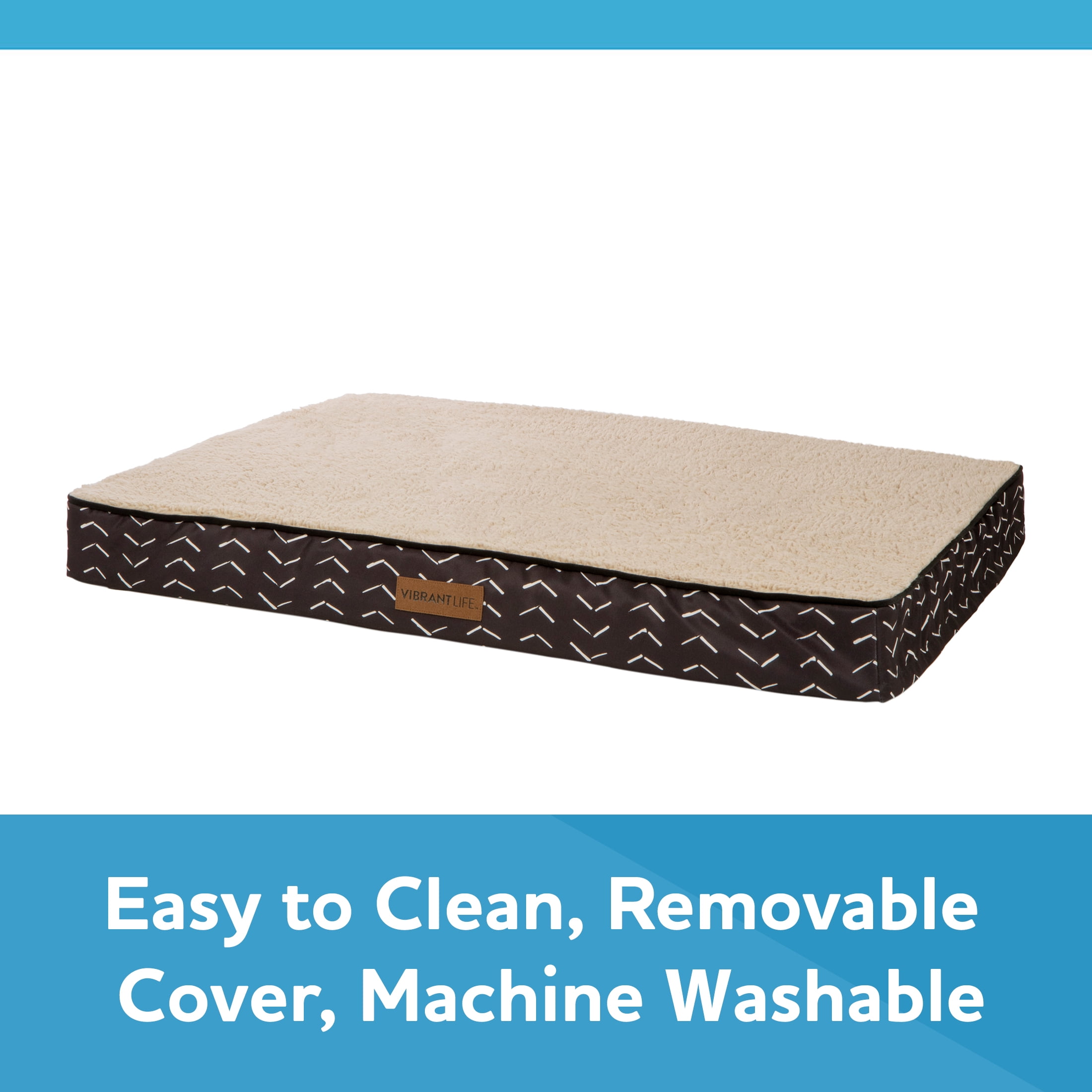 Large Orthopedic Dog Bed: Vibrant Life Edition