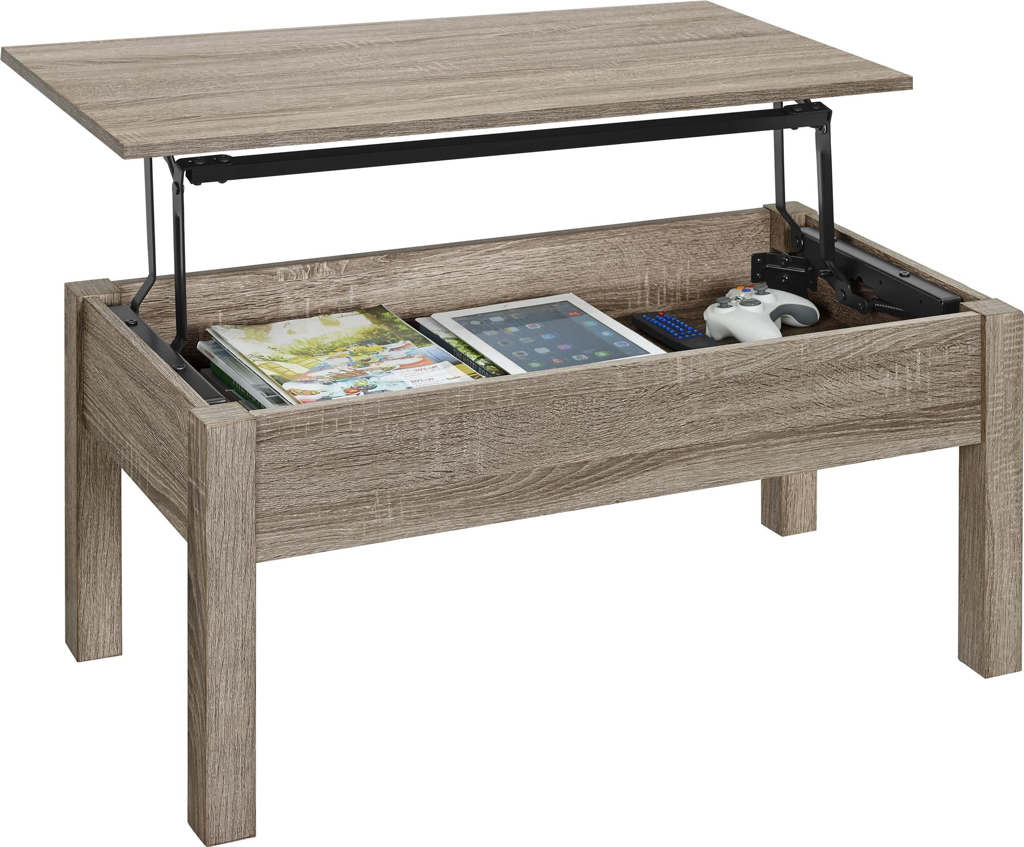 Mainstays Parson's Lift-Top Coffee Table, Sonoma Oak
