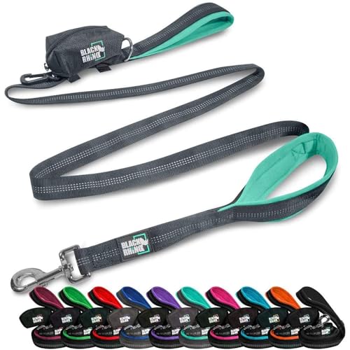 Heavy Duty Black Rhino Dog Leash - Medium & Large Dogs | 6ft Leashes