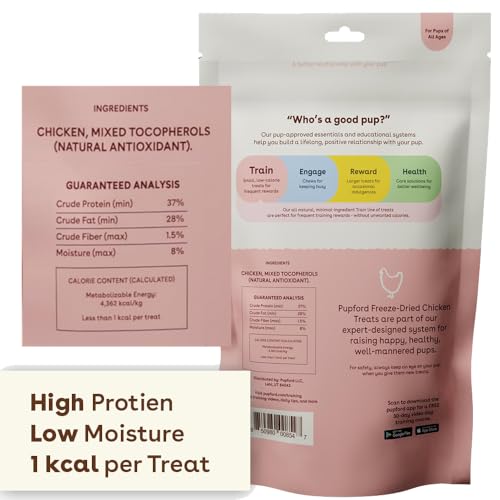 Pupford Freeze Dried Dog Training Treats - All-Natural, Vet Approved
