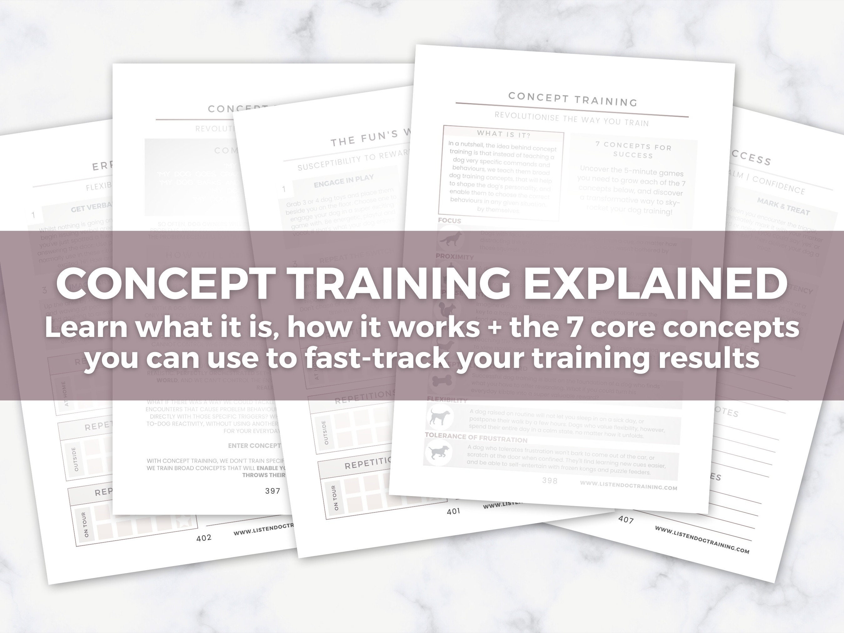 Year-long Dog Training Planner | Comprehensive | 408 Printable Pages
