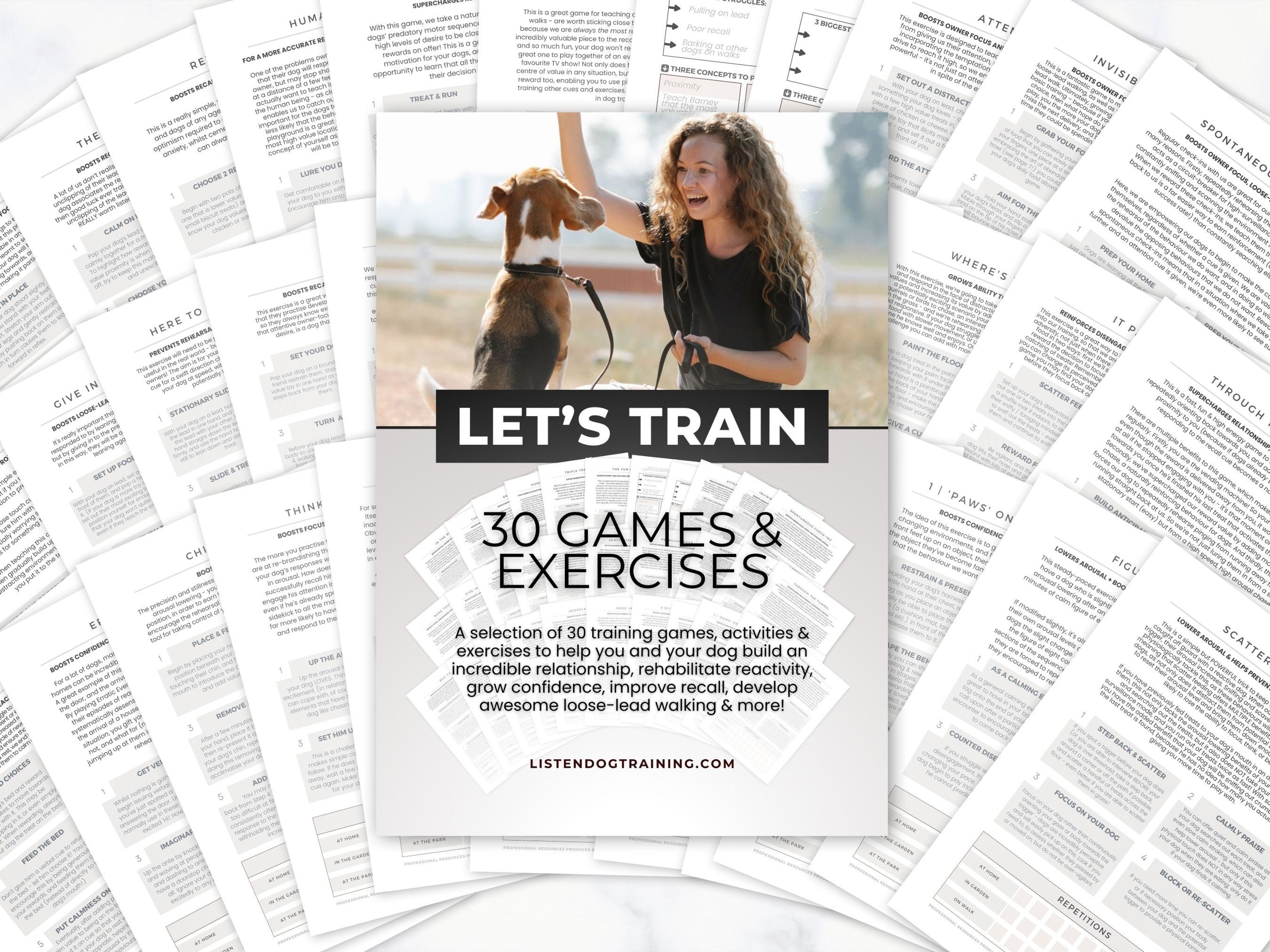 Customize Your Dog's Training Plan with 30 Exercises