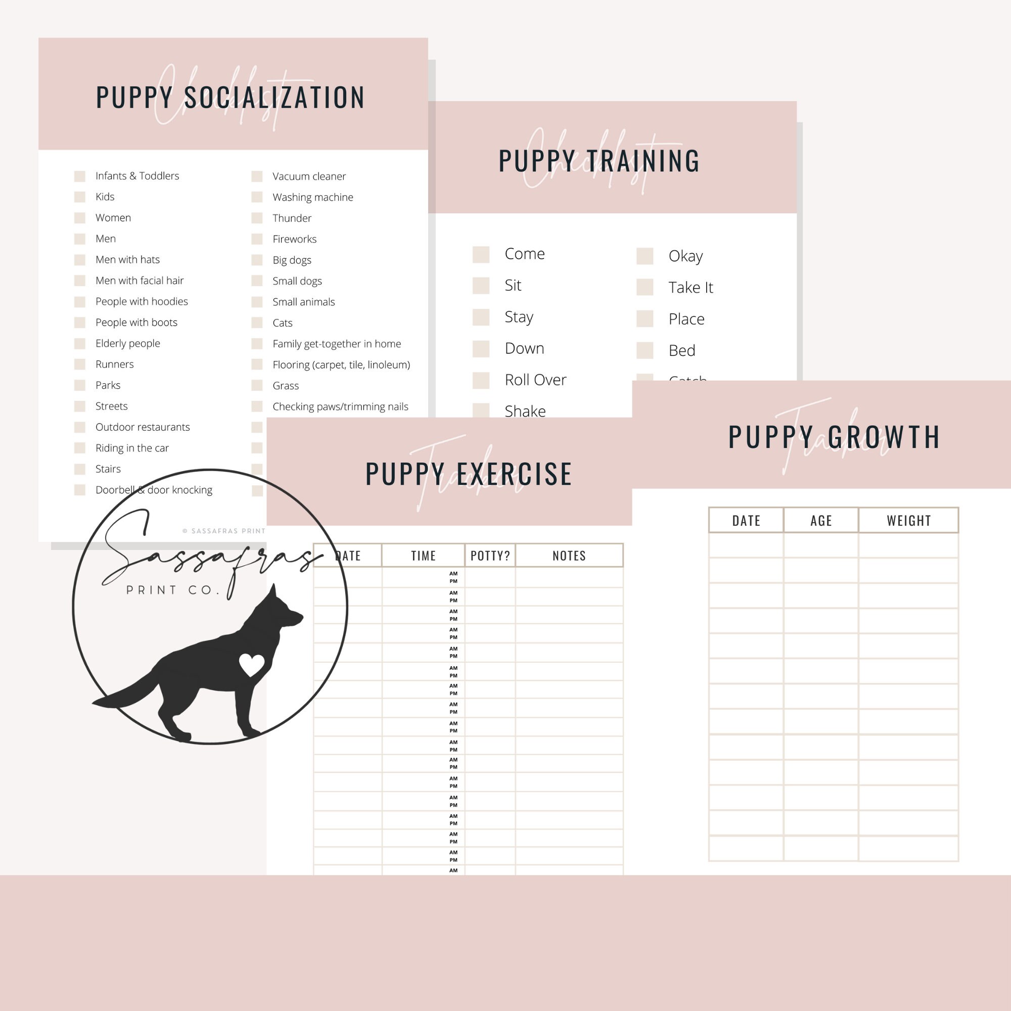 Ultimate Puppy Bundle: Workbook, Checklists, Planning, Training Guide