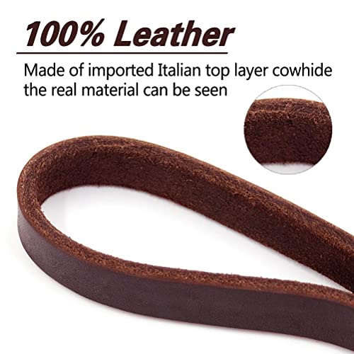 Leather Braided Dog Leash | Durable, Soft, Training