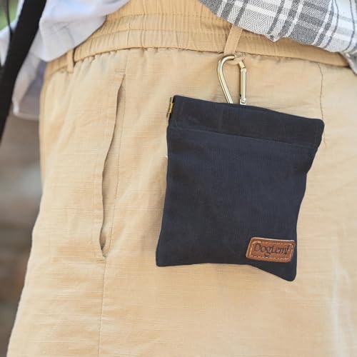Dog Training Kit: Treat Pouch, Clicker, Whistle (Navy)