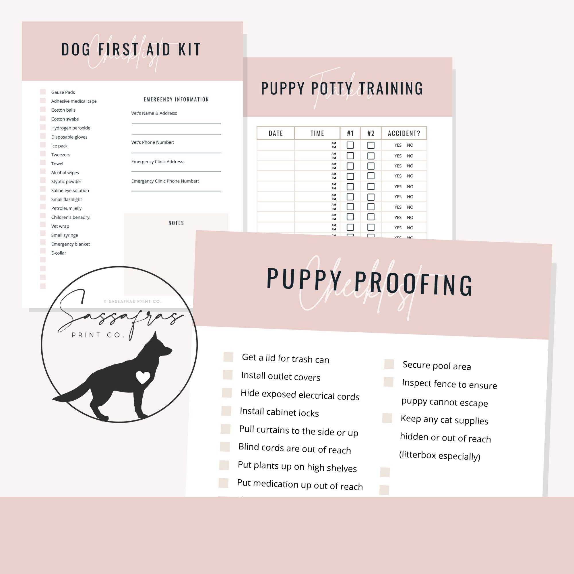Ultimate Puppy Bundle: Workbook, Checklists, Planning, Training Guide