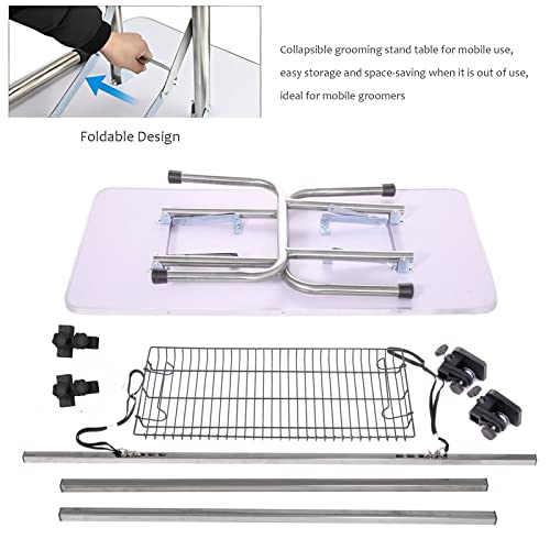 46" Adjustable Grooming Table - Heavy Duty, Blue