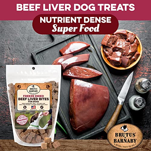All-Natural Beef Liver Treats - Grain-Free, Ideal for Training