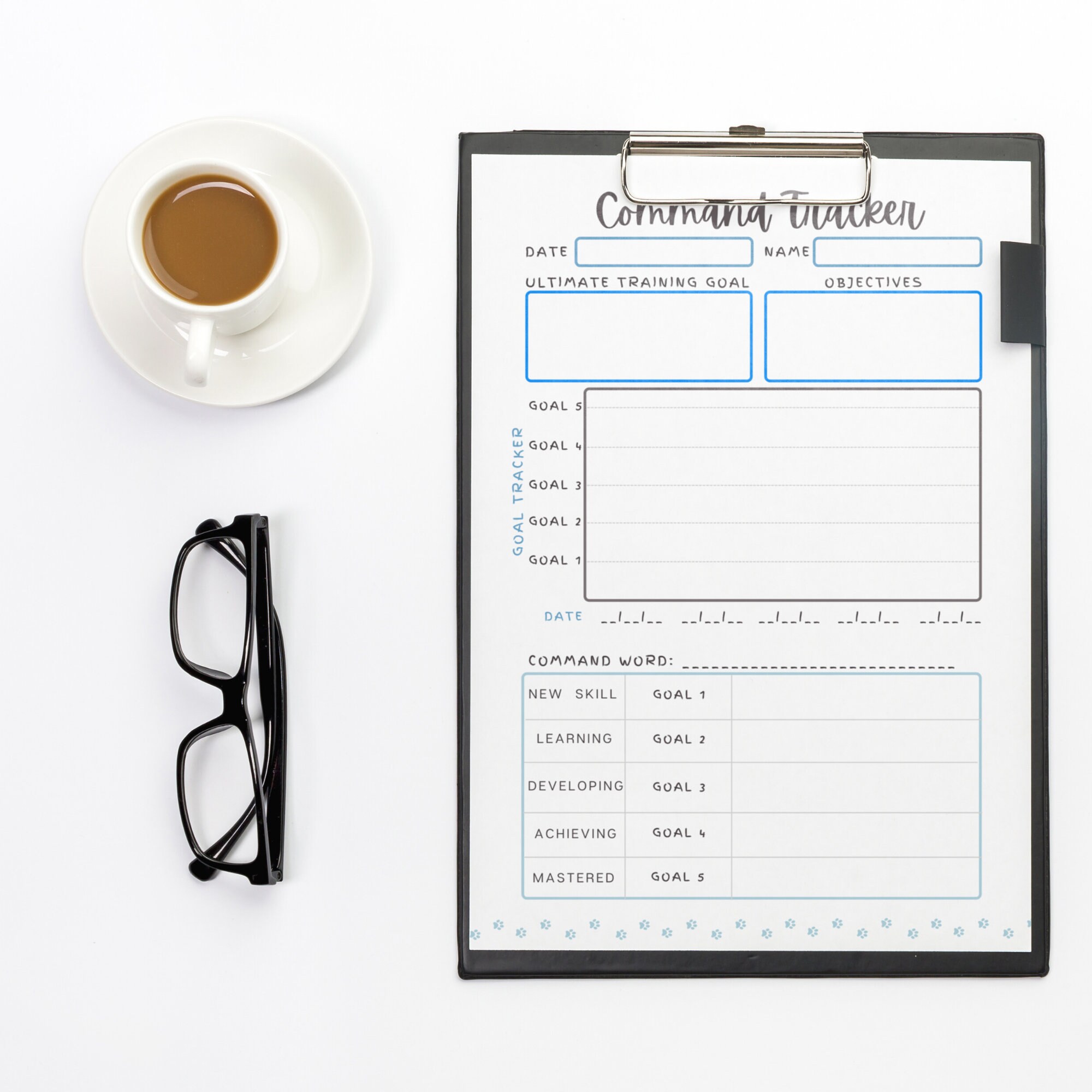Printable Log for Training Your Service Dog