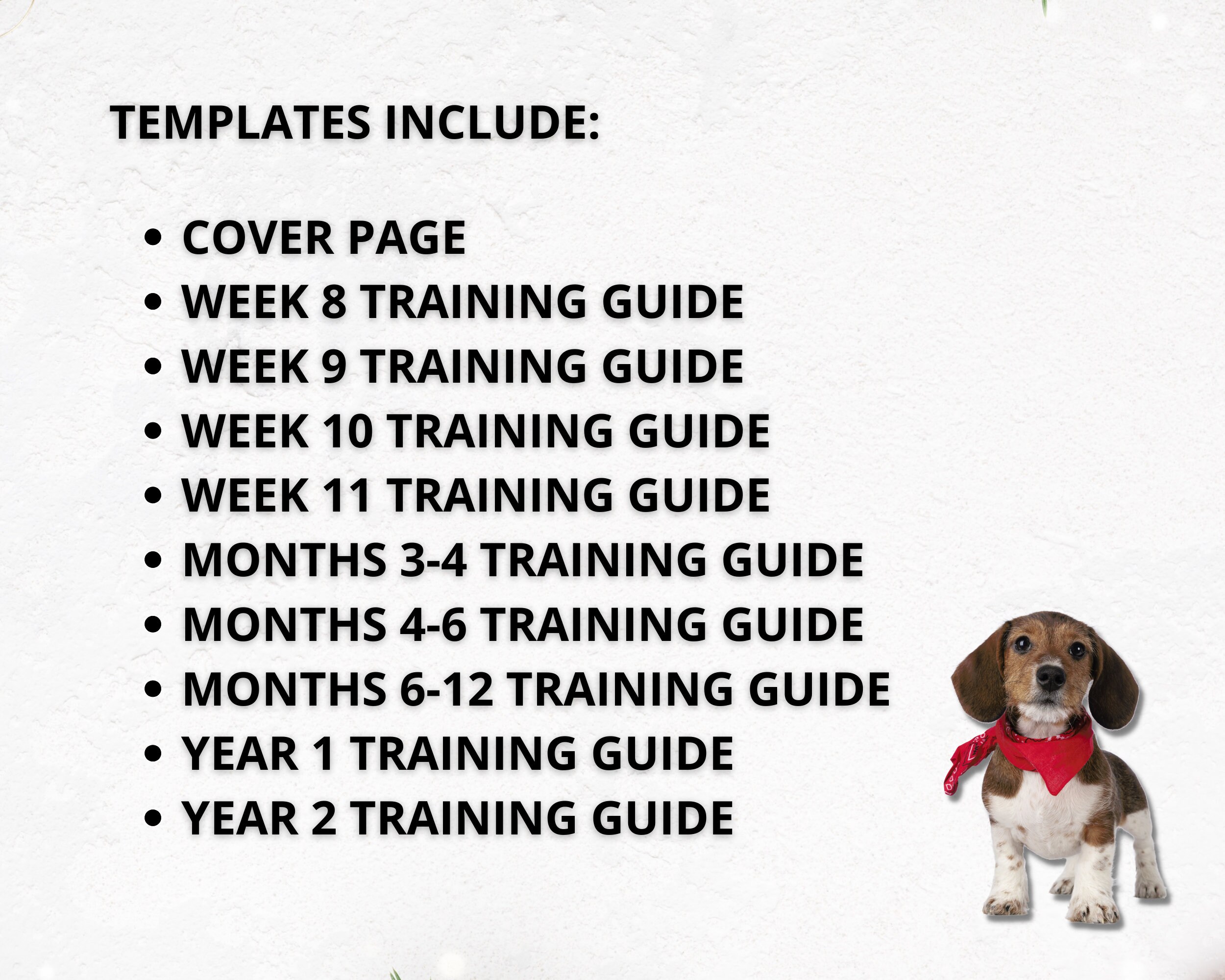 Ultimate Puppy Training Handbook: Printable PDF Sheets