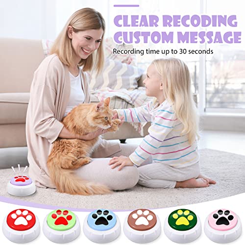 Recordable Dog Buttons Set for Communication and Training