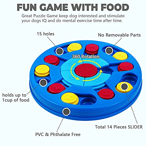 Interactive Dog Puzzle Toy for IQ Stimulation and Treat Training