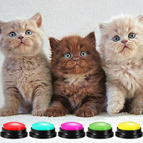12 Pcs Dog Button - Recordable Talking Pet Speech Training