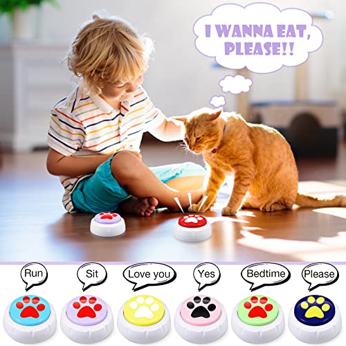 Recordable Dog Buttons Set for Communication and Training