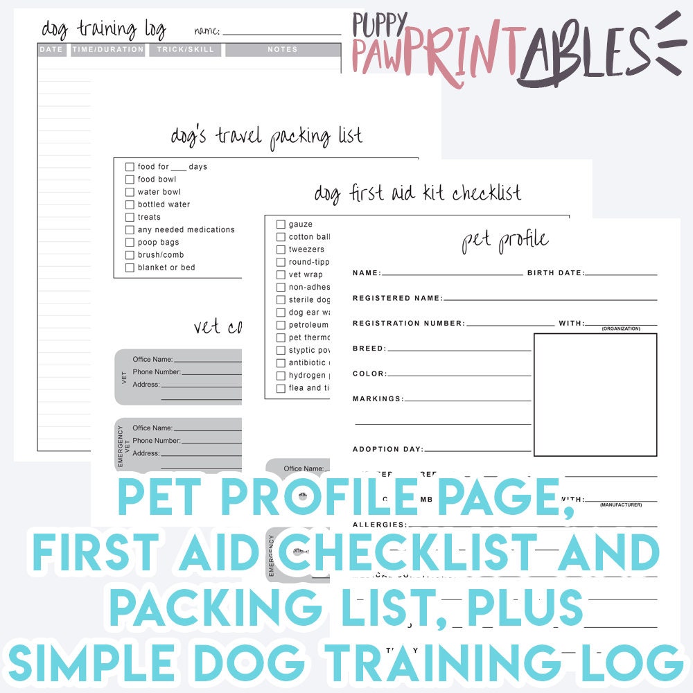 Dog Owner Trainer Edition Planner Binder