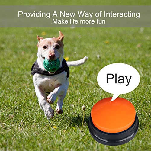 Colorful Dog Communication Buttons - Record, Play, Fun!