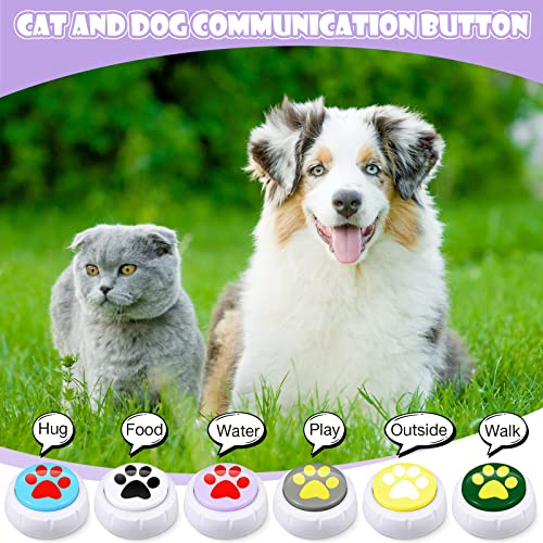 Recordable Dog Buttons Set for Communication and Training